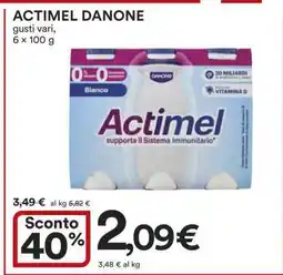 Coop ACTIMEL DANONE offerta