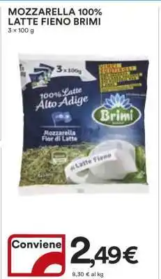 Coop MOZZARELLA 100% LATTE FIENO BRIMI offerta