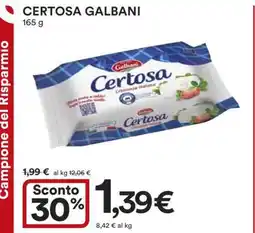 Coop CERTOSA GALBANI offerta