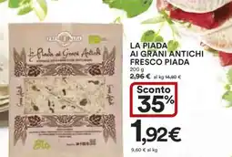 Coop LA PIADA AI GRANI ANTICHI FRESCO PIADA offerta