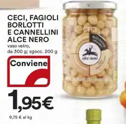 Coop CECI, FAGIOLI BORLOTTI E CANNELLINI ALCE NERO offerta