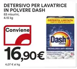 Coop Detersivo per lavatrice in polvere Dash offerta