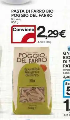 Coop PASTA DI FARRO BIO POGGIO DEL FARRO offerta