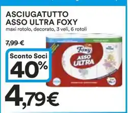 Coop ASCIUGATUTTO ASSO ULTRA FOXY offerta