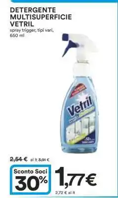 Coop Detergente Multisuperficie Vetril offerta