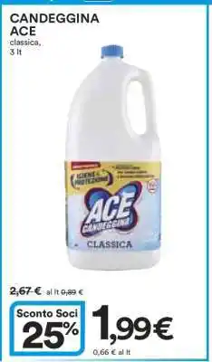 Coop Candeggina Ace offerta
