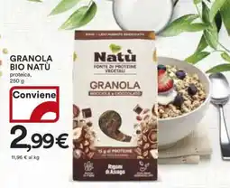 Coop GRANOLA BIO NATÙ offerta