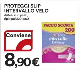 Coop Proteggi Slip Intervallo Velo offerta