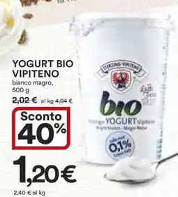 Coop Yogurt Bio Vipiteno offerta