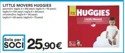 Coop LITTLE MOVERS HUGGIES offerta