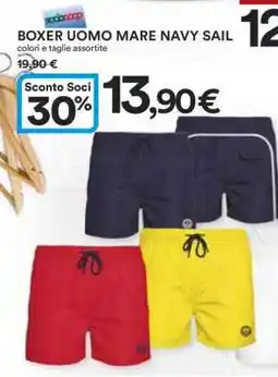 Coop BOXER UOMO MARE NAVY SAIL offerta