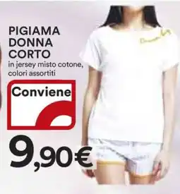 Coop PIGIAMA DONNA CORTO offerta