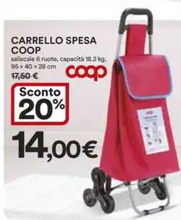Coop CARRELLO SPESA COOP offerta