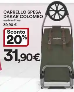Coop CARRELLO SPESA DAKAR COLOMBO offerta