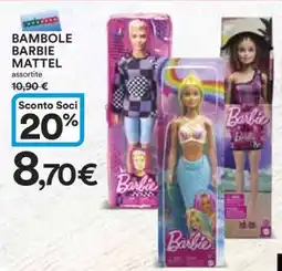 Coop BAMBOLE BARBIE MATTEL offerta