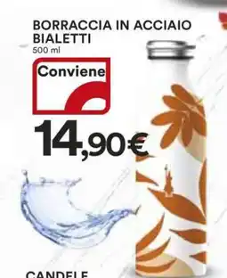 Coop BORRACCIA IN ACCIAIO BIALETTI offerta