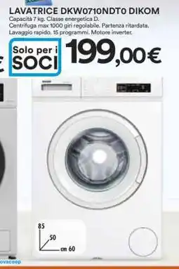 Coop LAVATRICE DKW0710NDT0 DIKOM offerta