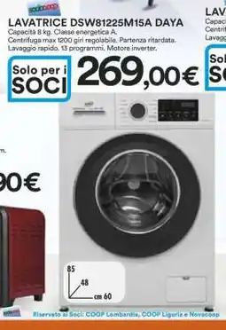 Coop LAVATRICE DSW81225M15A DAYA offerta
