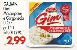 Despar GALBANI Gim Mascarpone e Gorgonzola D.O.P. offerta