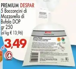 Despar PREMIUM DESPAR 5 Bocconcini di Mozzarella di Bufala DOP offerta