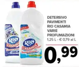 Todis Detersivo pavimenti rio casamia varie profumazioni offerta