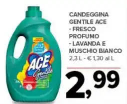 Todis Candeggina gentile ace - fresco profumo - lavanda e muschio bianco offerta