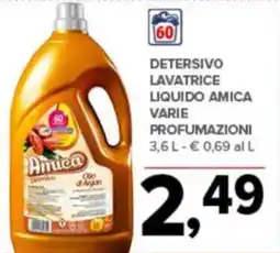 Todis Detersivo lavatrice liquido amica varie profumazioni offerta