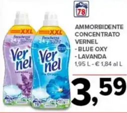 Todis Ammorbidente concentrato vernel - blue oxy - lavanda offerta