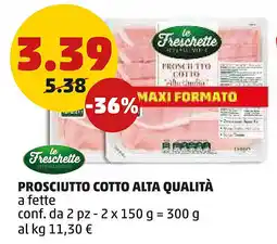 PENNY Le freschette prosciutto cotto alta qualità a fette offerta