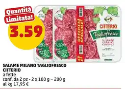 PENNY Salame milano tagliofresco CITTERIO offerta
