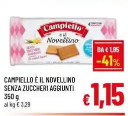 A&O Campiello è il novellino senza zuccheri aggiunti offerta