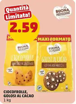 PENNY Buona pasticceria ciocofrolle, golosi al cacao offerta