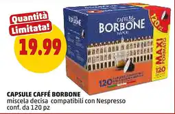 PENNY Capsule caffé borbone offerta
