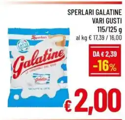 A&O Sperlari galatine vari gusti offerta