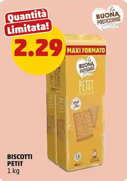 PENNY Buona pasticceria biscotti petit offerta