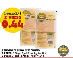 PENNY Arrosto di petto di tacchino offerta
