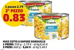 PENNY Mais cotto a vapore BONDUELLE offerta