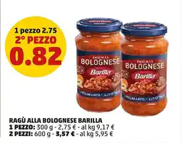 PENNY Ragù alla bolognese BARILLA offerta