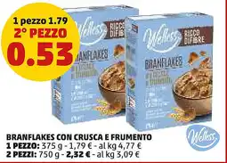 PENNY Welless branflakes con crusca e frumento offerta