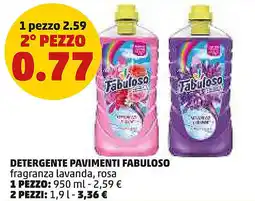 PENNY Detergente pavimenti FABULOSO offerta