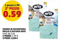 PENNY Panno in microfibra brilla e asciuga ARIX offerta