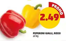 PENNY Peperoni gialli, rossi offerta