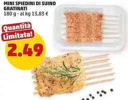 PENNY Mini spiedini di suino gratinati offerta