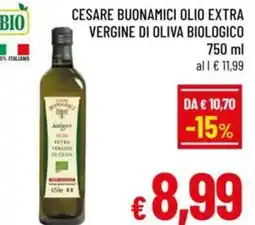 A&O Cesare buonamici olio extra vergine di oliva biologico offerta