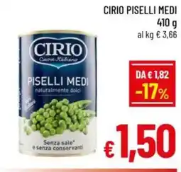 A&O Cirio piselli medi offerta