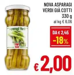 A&O Nova asparagi verdi già cotti offerta