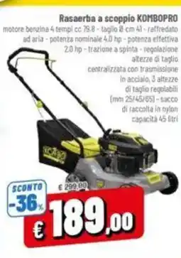 A&O Rasaerba a scoppio Kombopro offerta