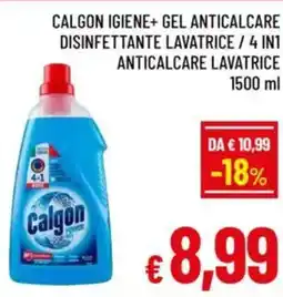 A&O Calgon igiene+ gel anticalcare disinfettante lavatrice / 4 in1 anticalcare lavatrice offerta