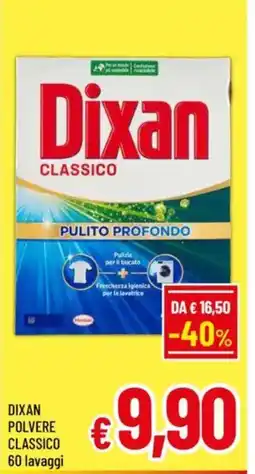 A&O Dixan polvere classico 60 lavaggi offerta