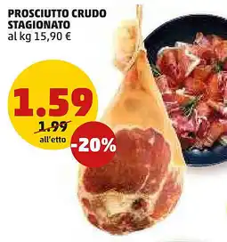 PENNY Prosciutto crudo stagionato offerta